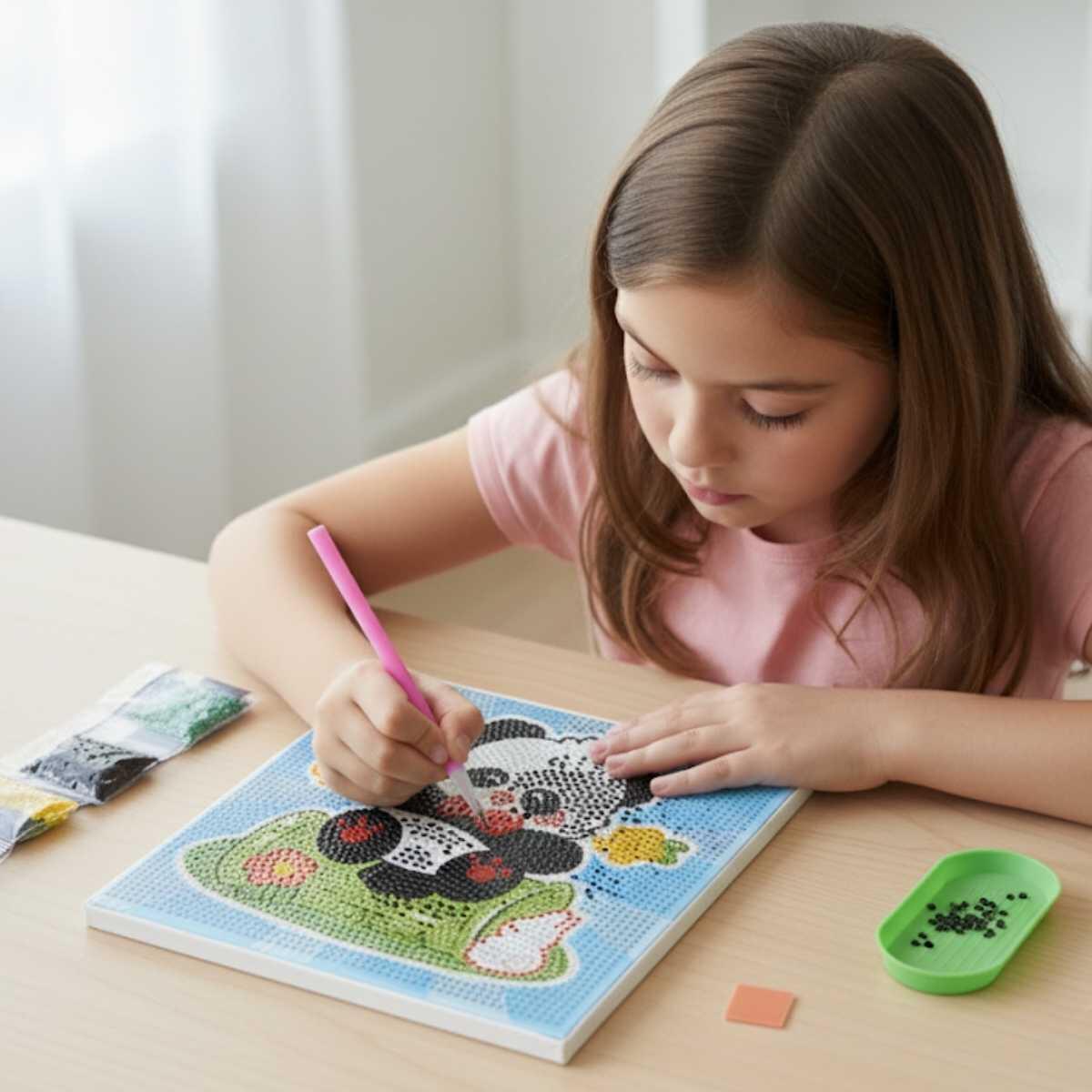 Juego de arte cuentas mágicas Labubu/Capybara