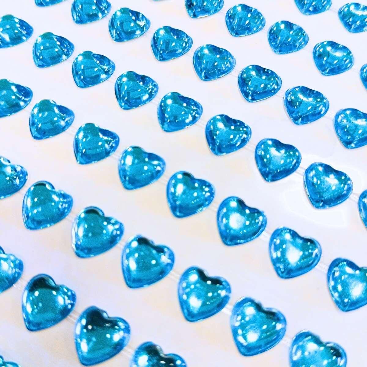 Sticker Corazones 3D c/brillo