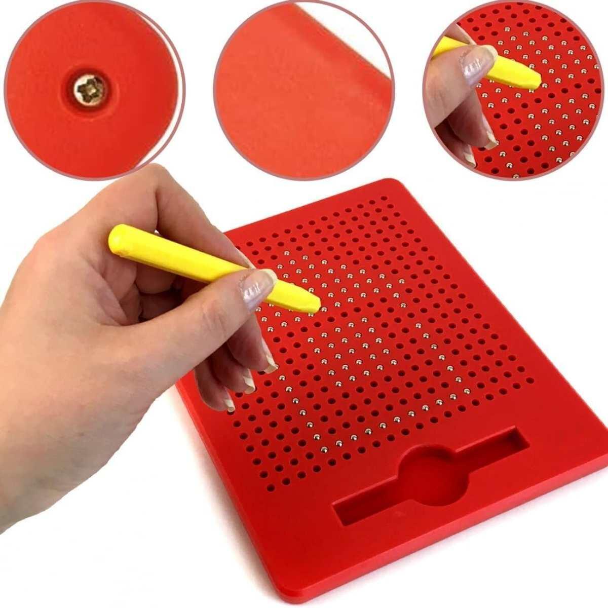 Juego magnetico - 380 bolas magneticas + plancha diseños