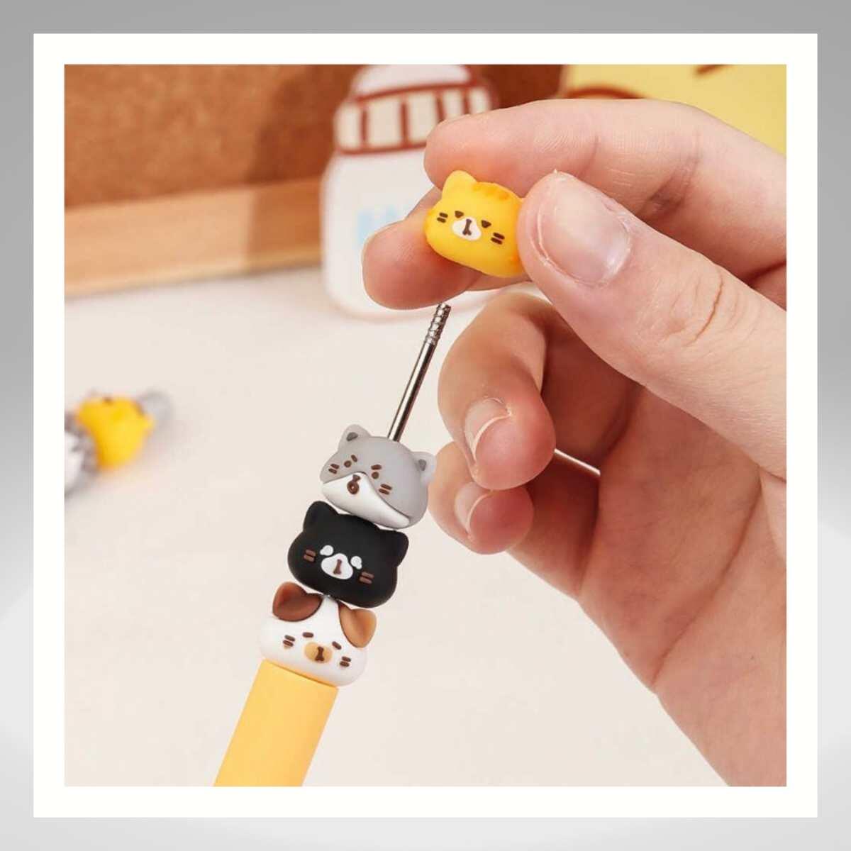 Boligrafo Gatos c/miniatura retractil