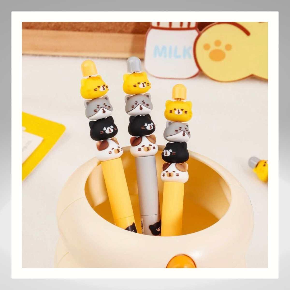 Boligrafo Gatos c/miniatura retractil