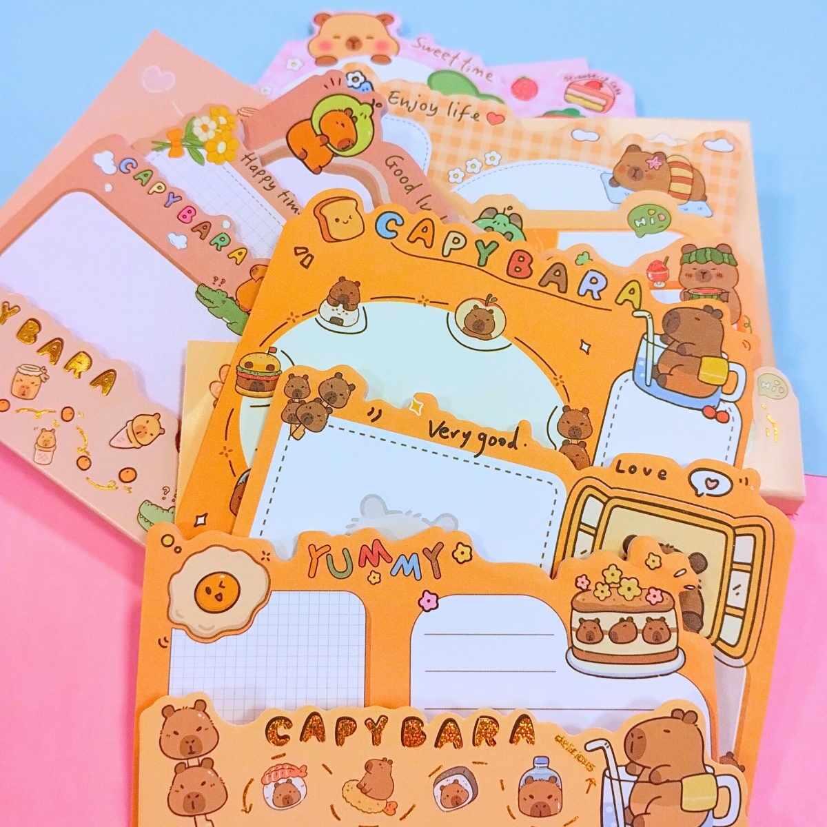 Post it Capybara (3 formas x 20)