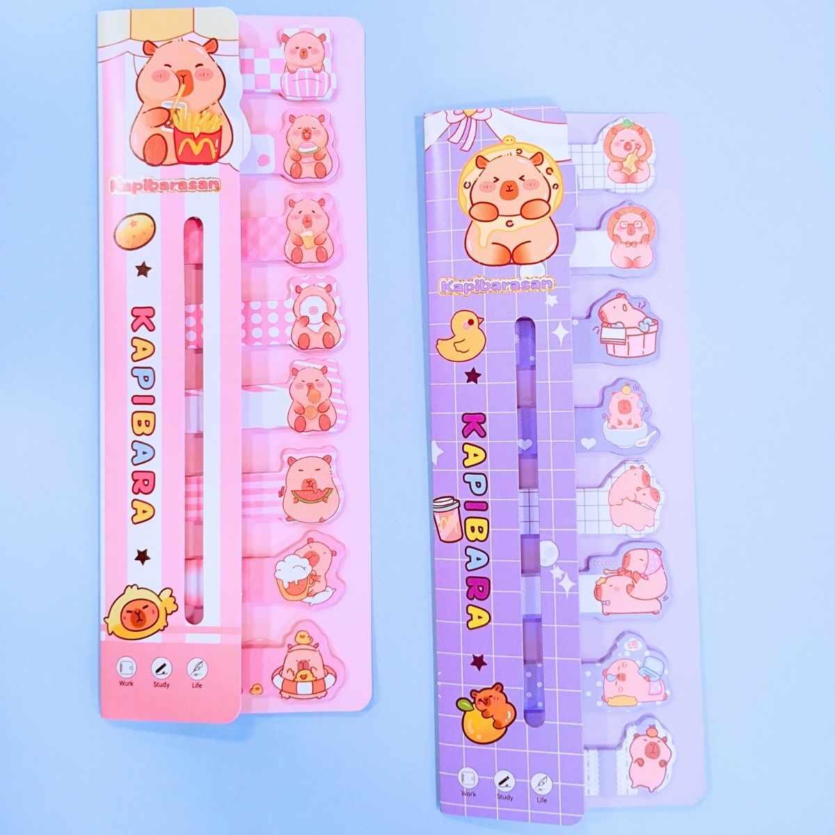 Post it Capybara (8 banderitas x 20)