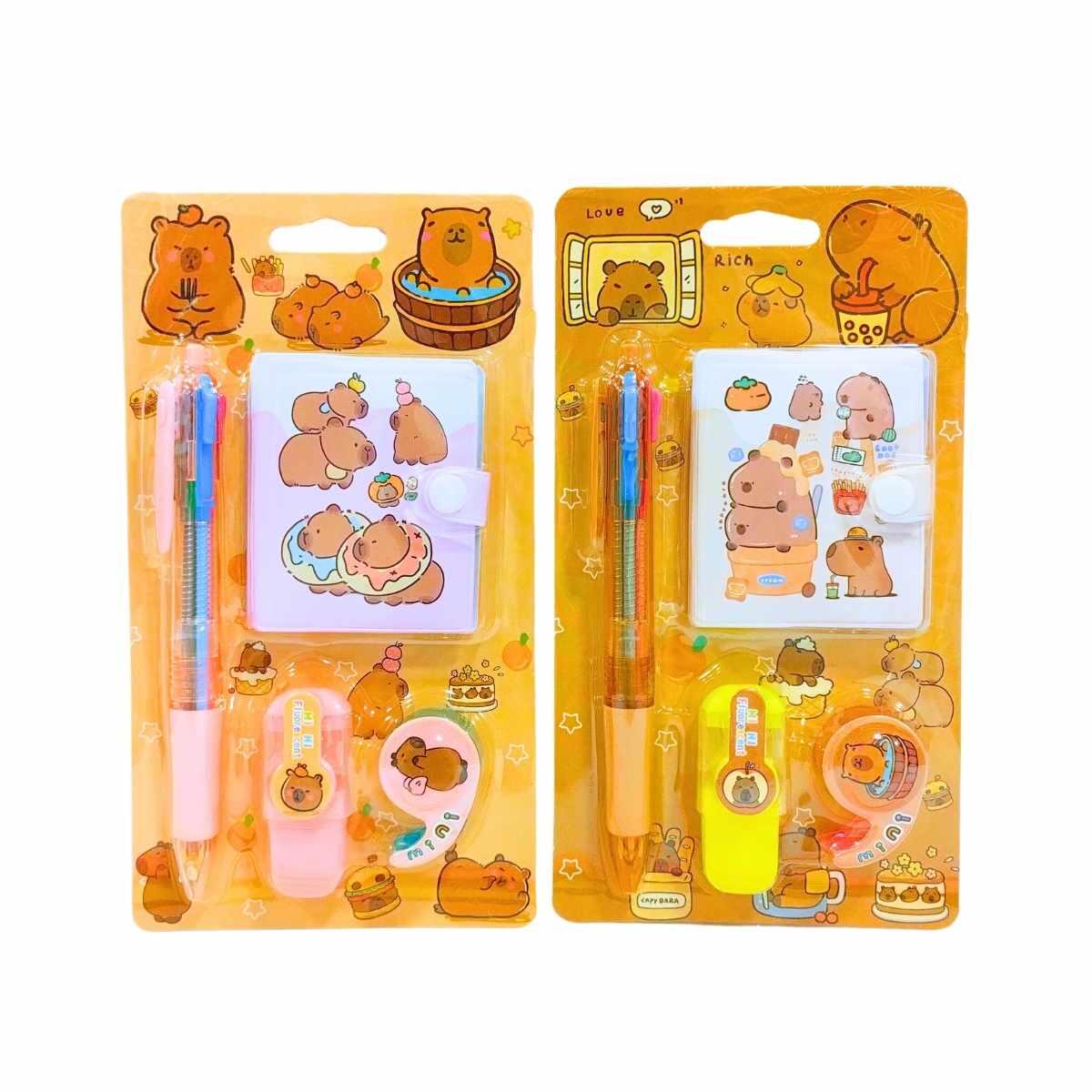Set escolar Capybara