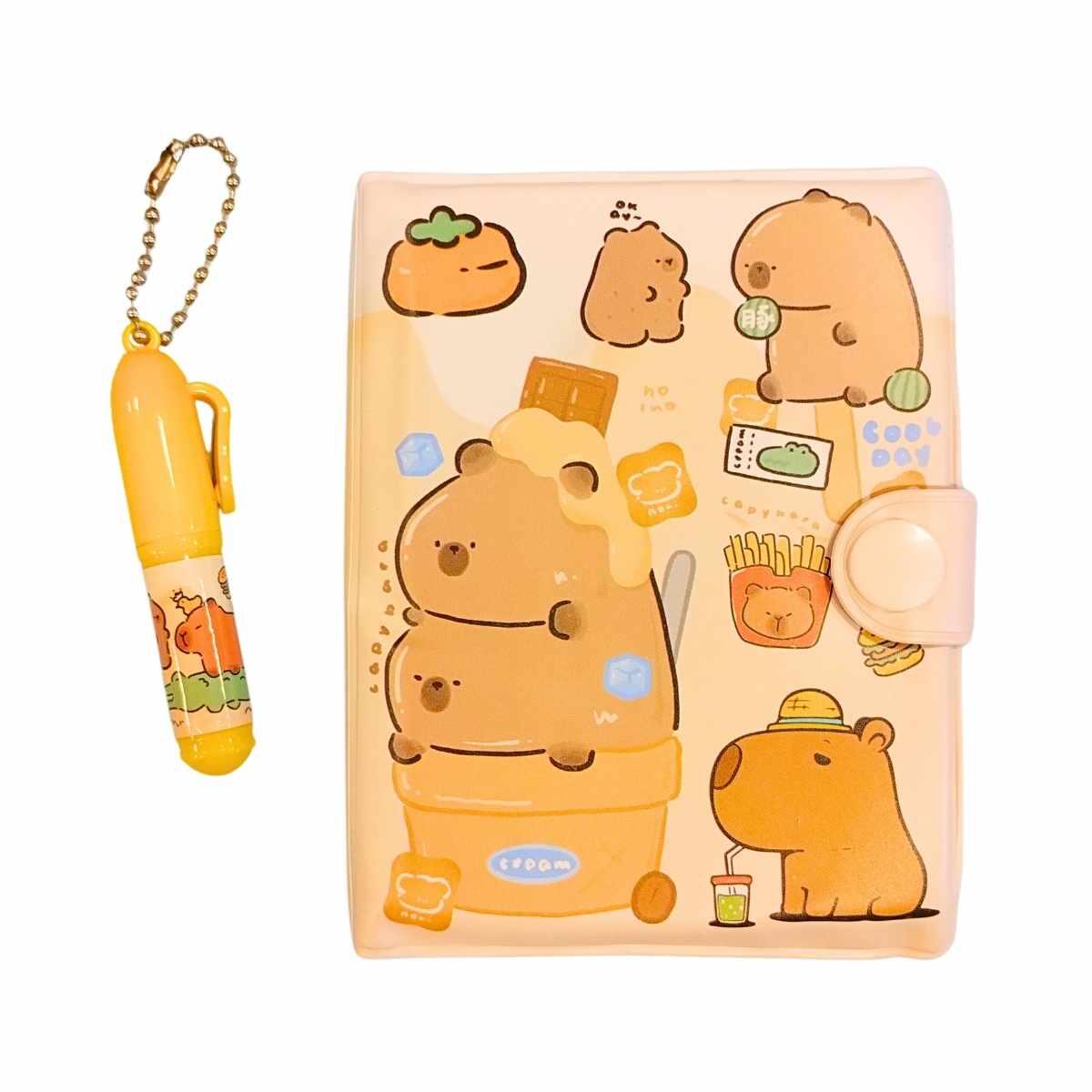 Libreta c/boligrafo Capybara