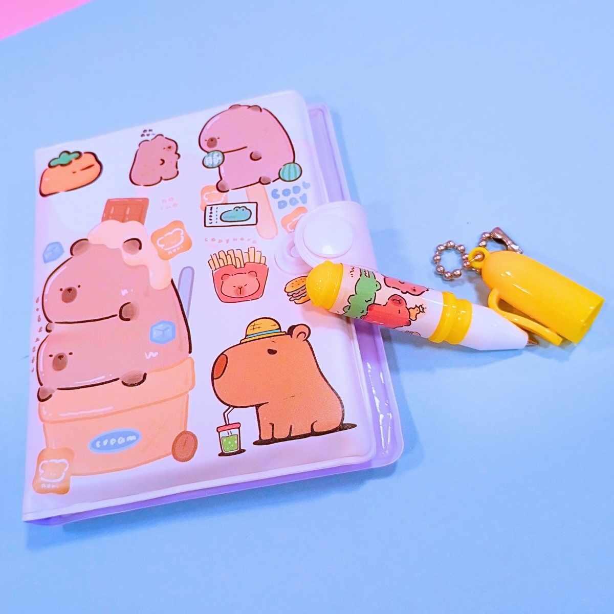 Libreta c/boligrafo Capybara