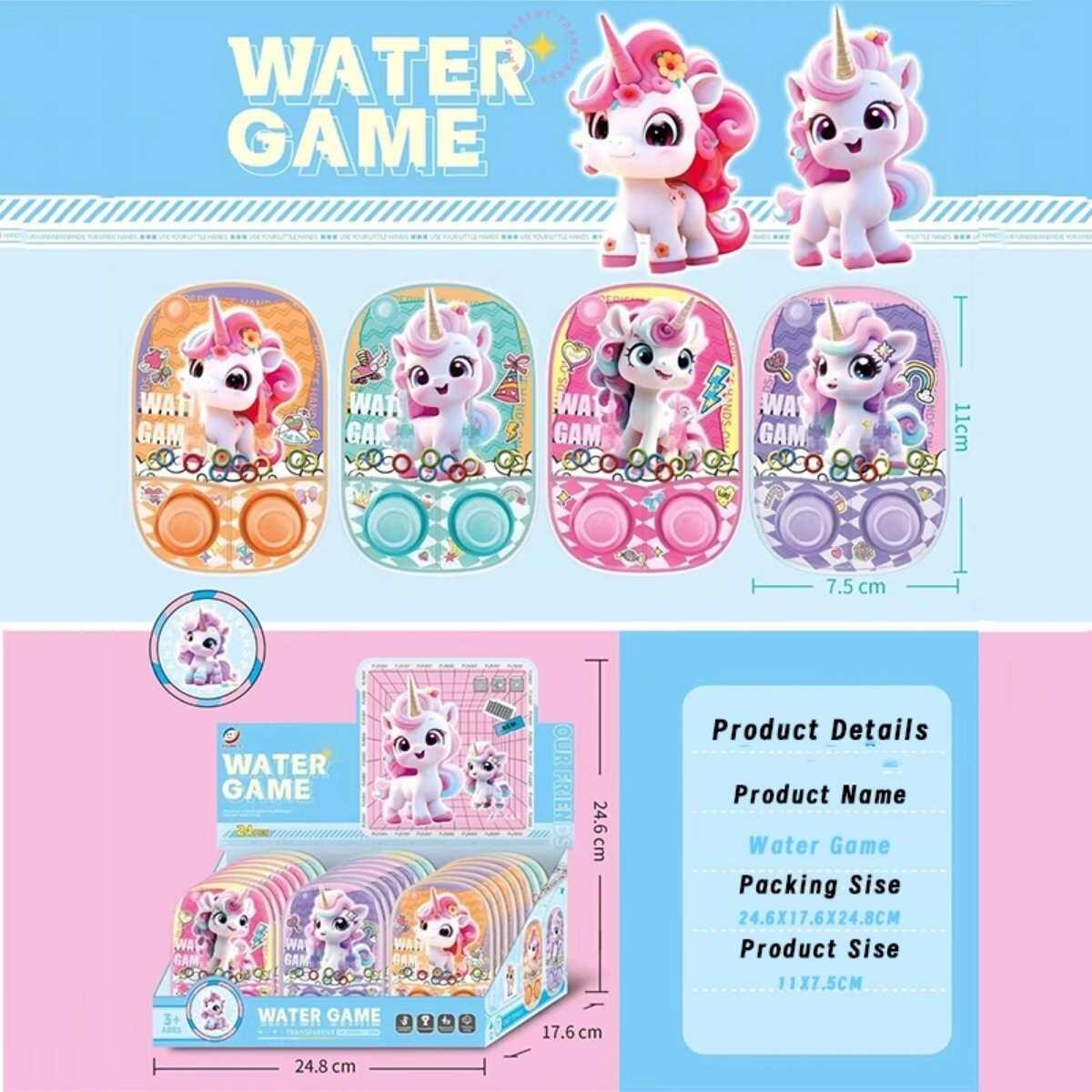 Juego de Agua Unicornio 2 botones