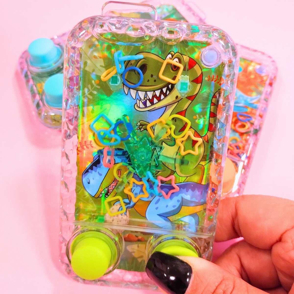 Juego de Agua Dino c/molinete 2 botones