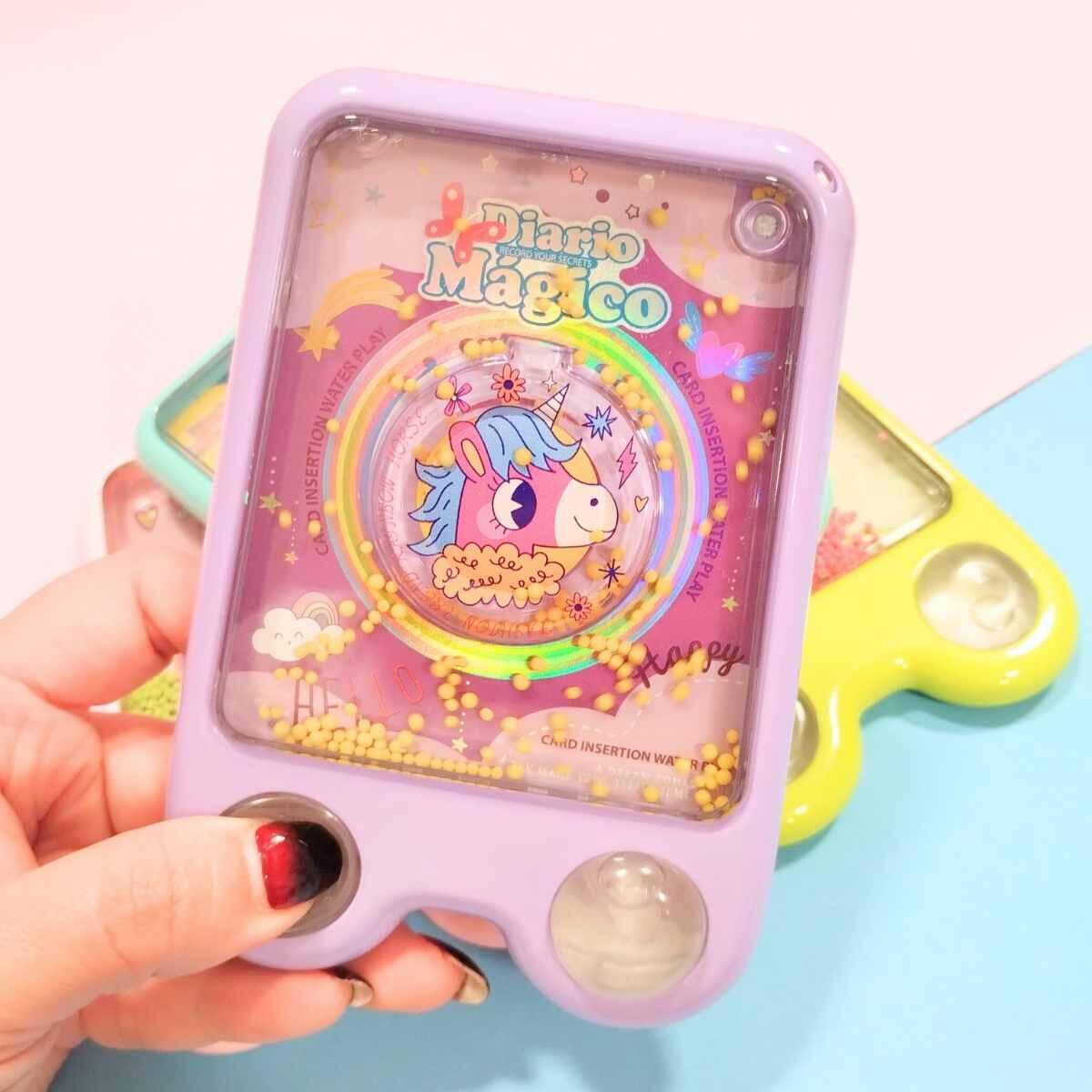 Juego de Agua Unicornio forma 2 botones