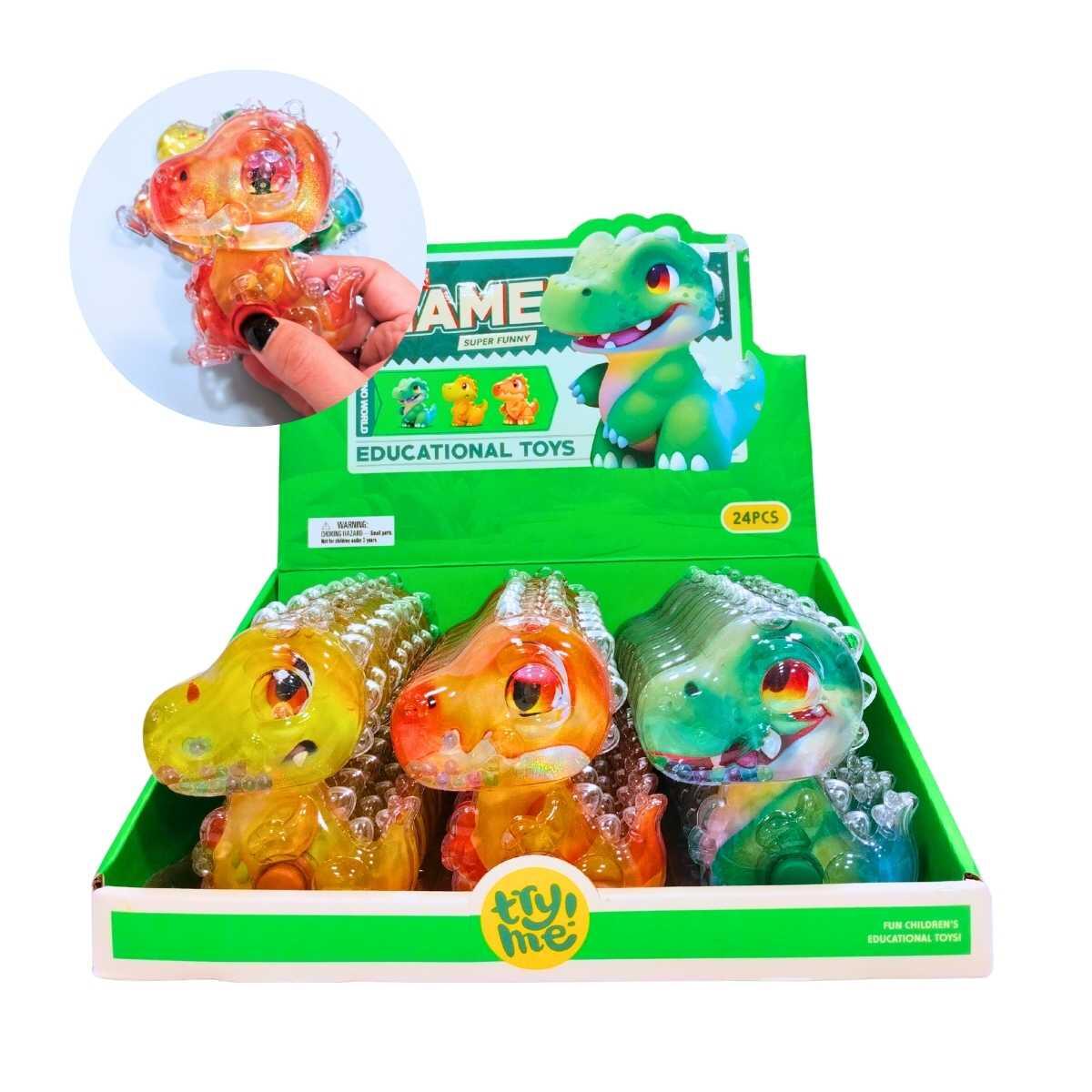Juego de Agua Dino forma 1 boton