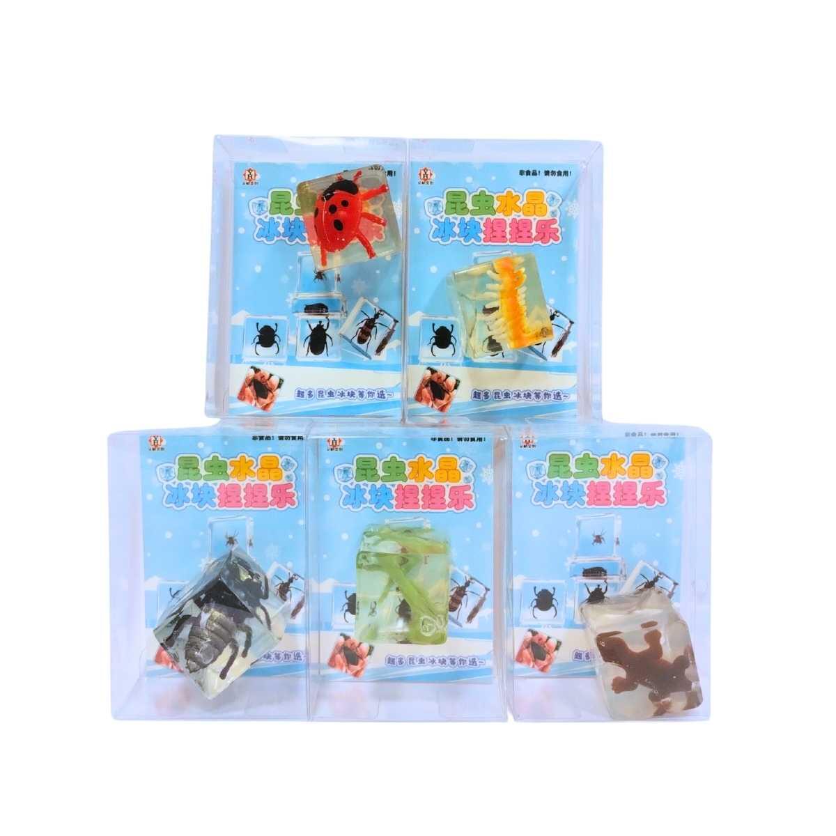 Squishy Bichos en cubo caja pvc