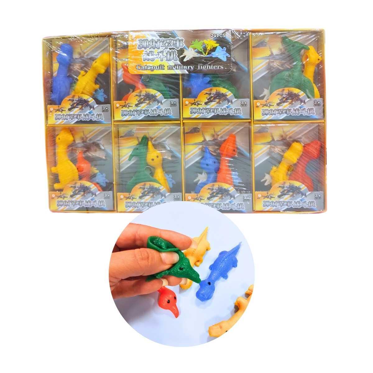 Squishy mini Dino x 2 para lanzar en blister