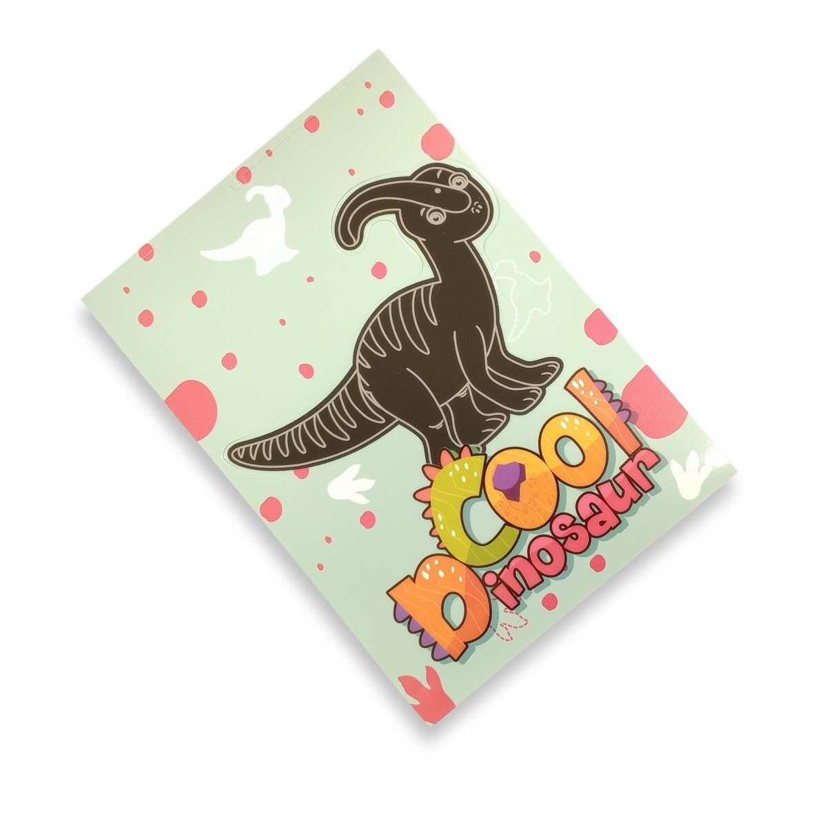 Papel Magico tarjetones plegables Dino x 6 tarjetones + 1 lápiz de madera