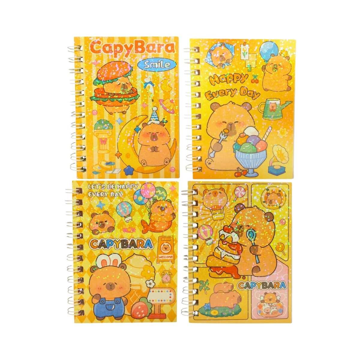 Libreta Capybara c/sticker - 14 hojas
