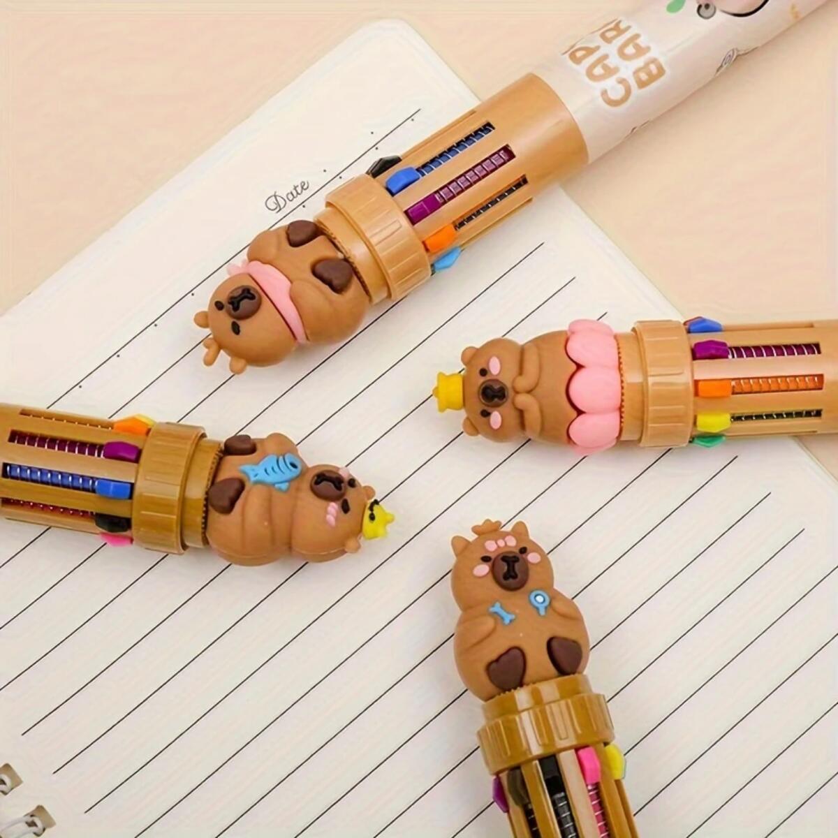 Boligrafo multi x 10 Capybara