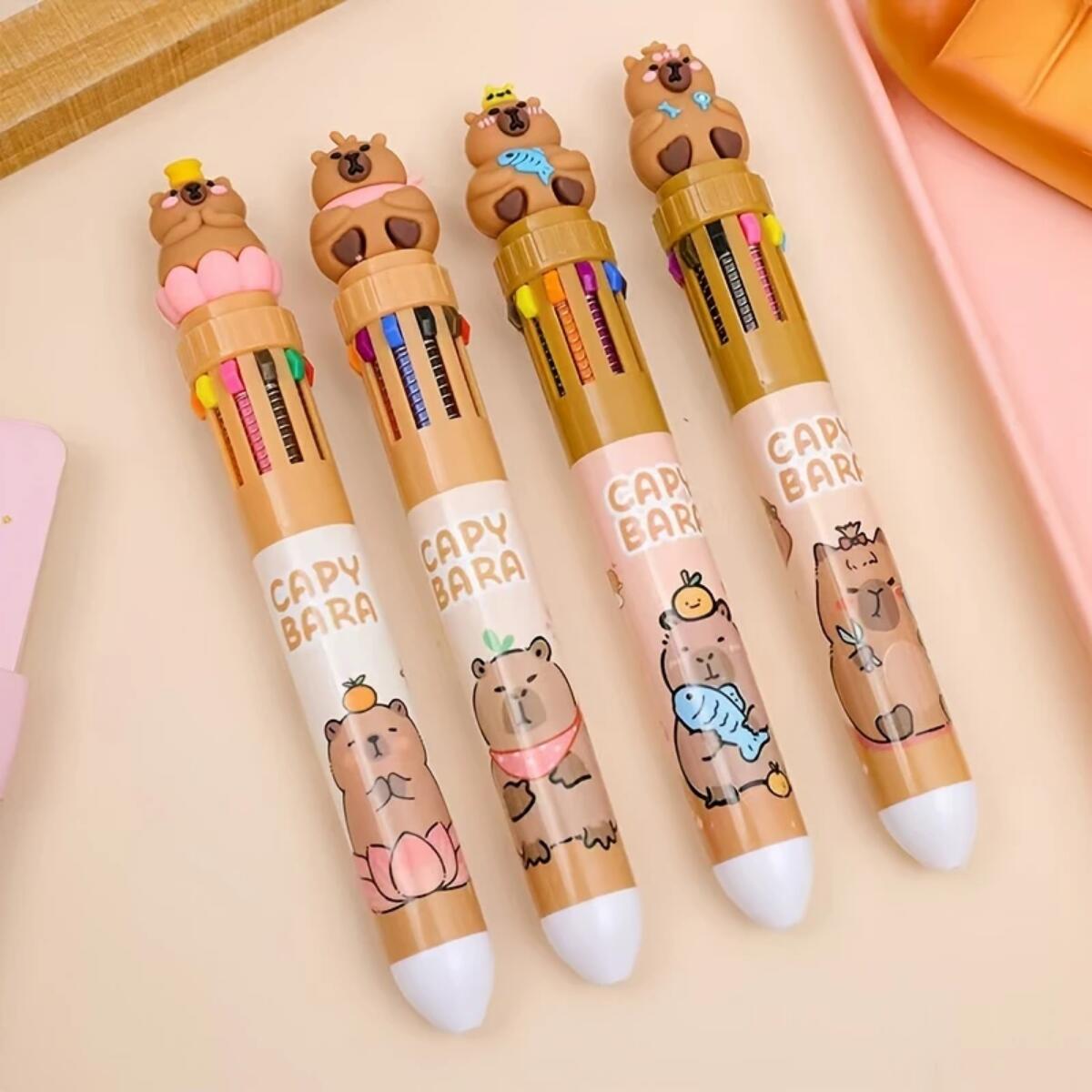 Boligrafo multi x 10 Capybara