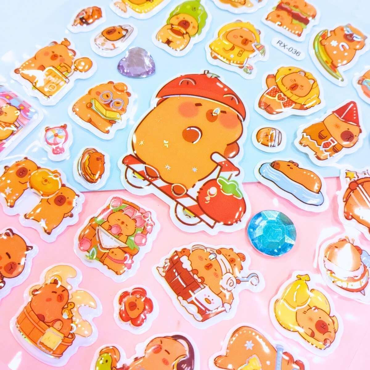 Sticker Capybara pop up