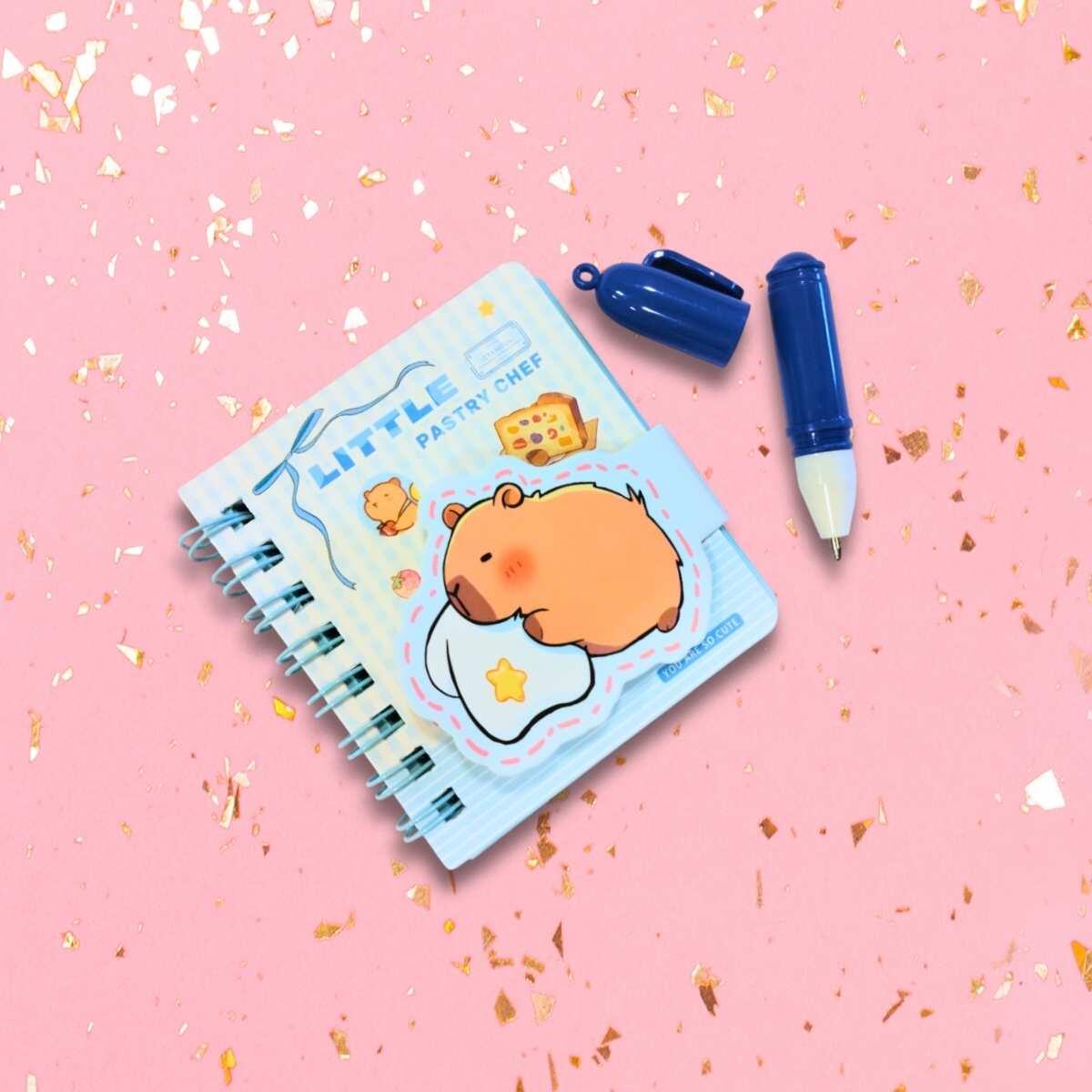 Libreta mini Capybara c/boligrafo