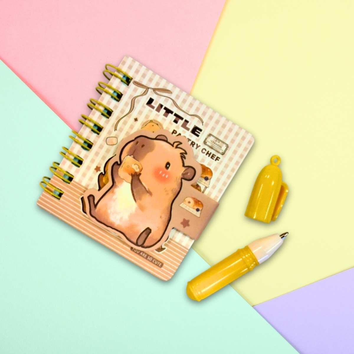 Libreta mini Capybara c/boligrafo