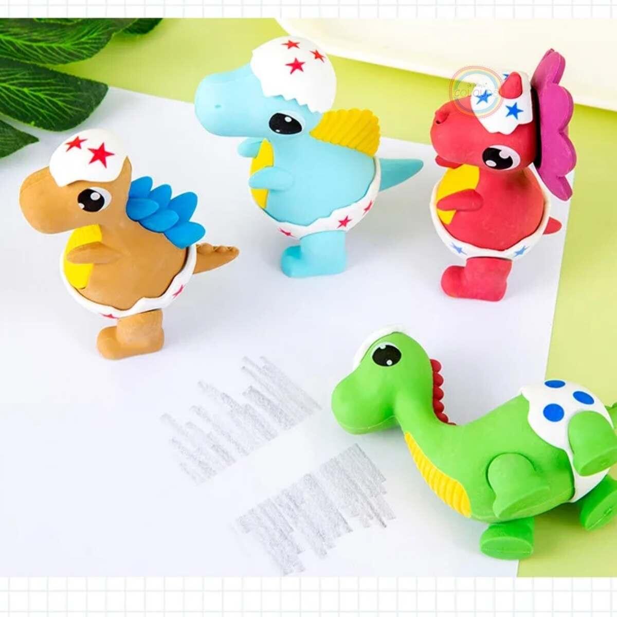 Goma Dino gigante 3D en caja pvc
