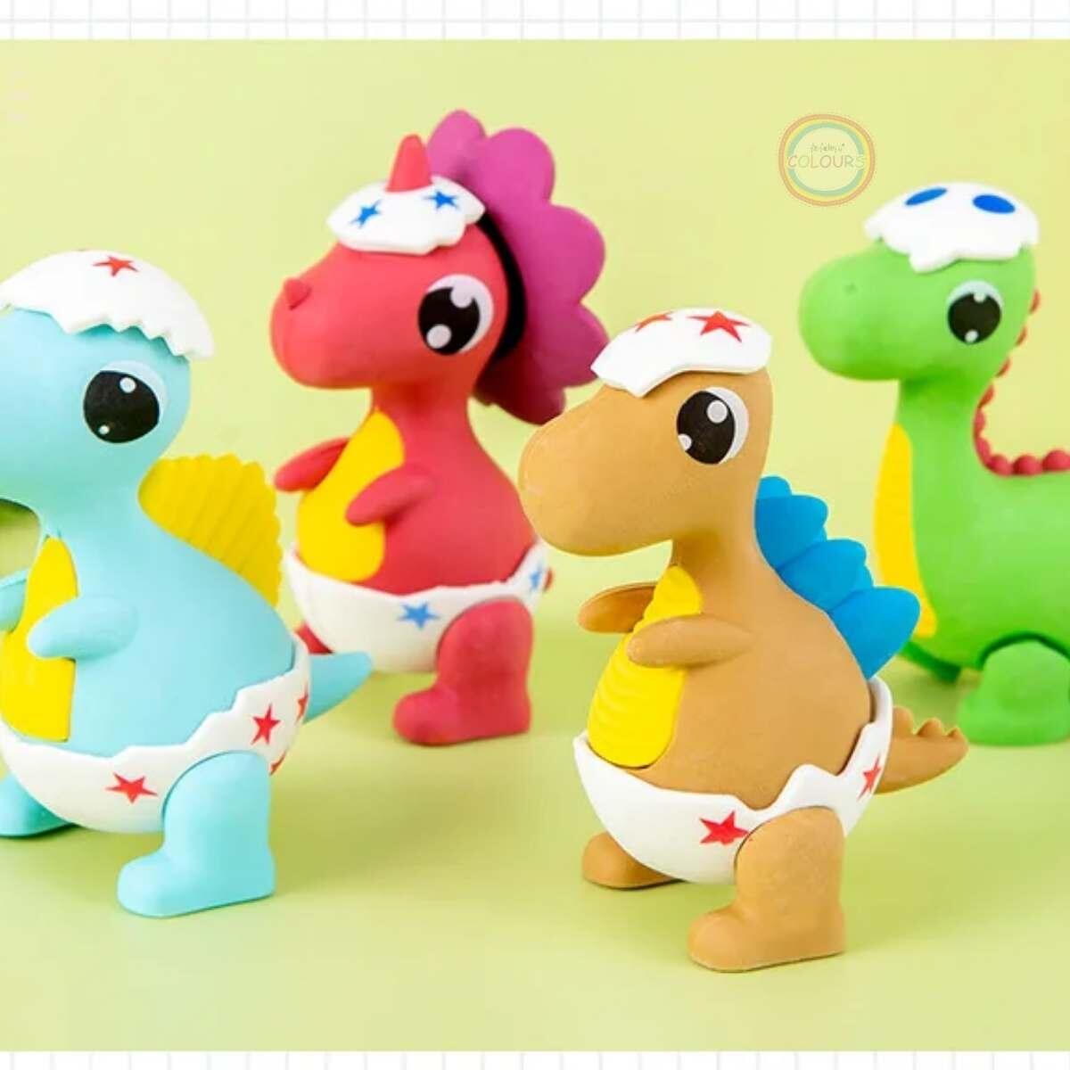 Goma Dino gigante 3D en caja pvc