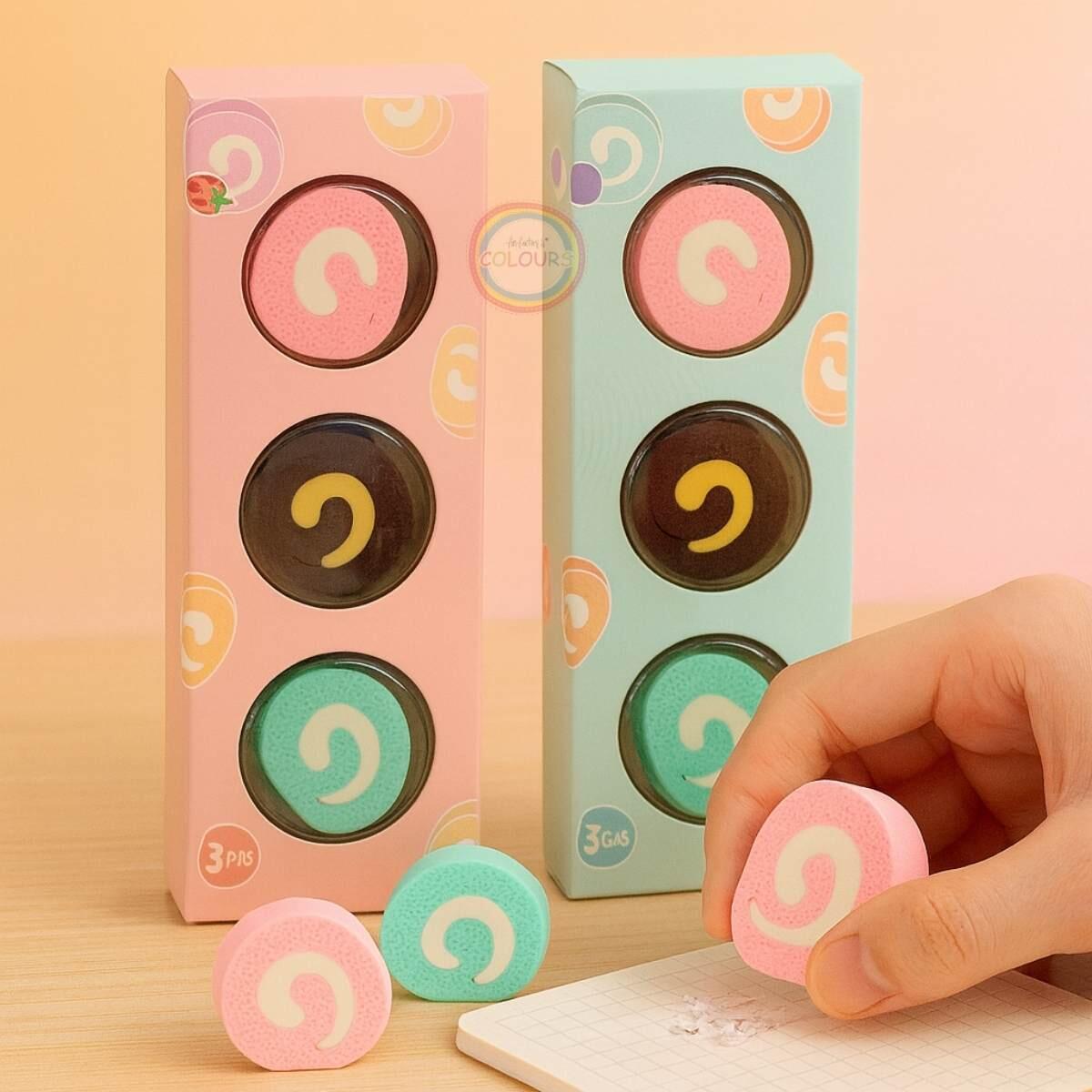 Goma Roll x 3 en caja individual
