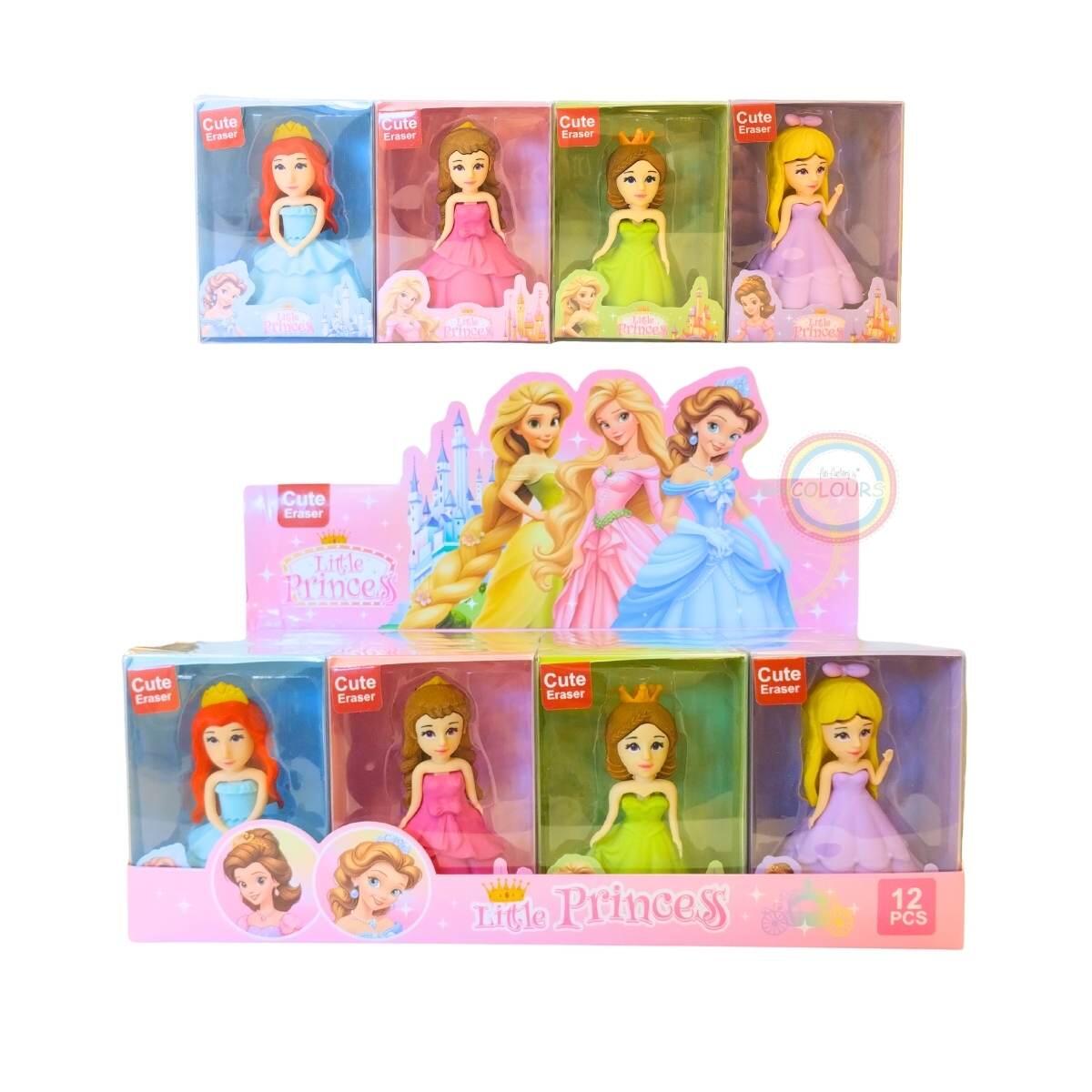 Goma Princesas Gigante en caja pvc