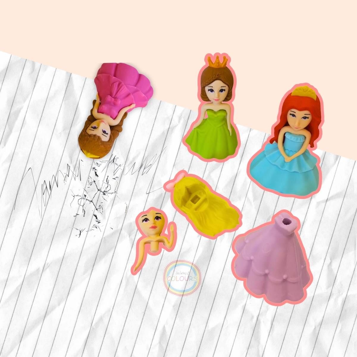 Goma Princesas Gigante en caja pvc