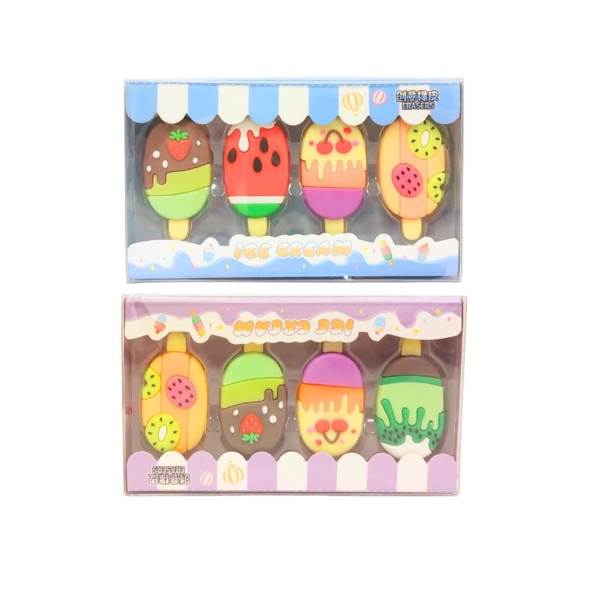 Goma Paleta de helado Frutas x 4 en blister
