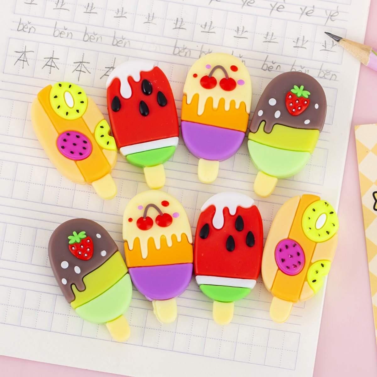 Goma Paleta de helado Frutas x 4 en blister