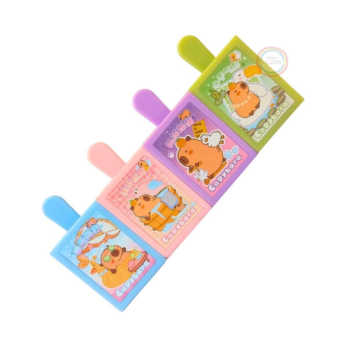Goma Paleta magica de Helado Capybara