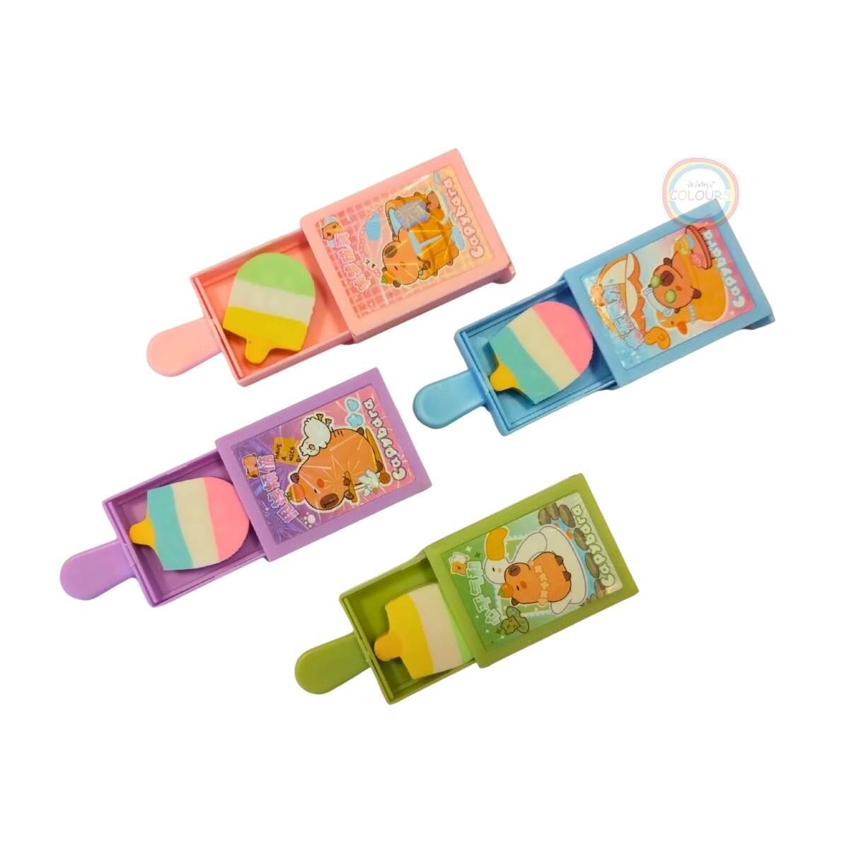 Goma Paleta magica de Helado Capybara