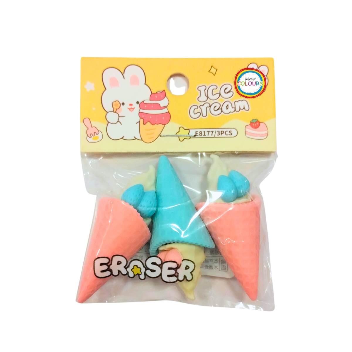 Goma Cucurucho dulce x 3 3D
