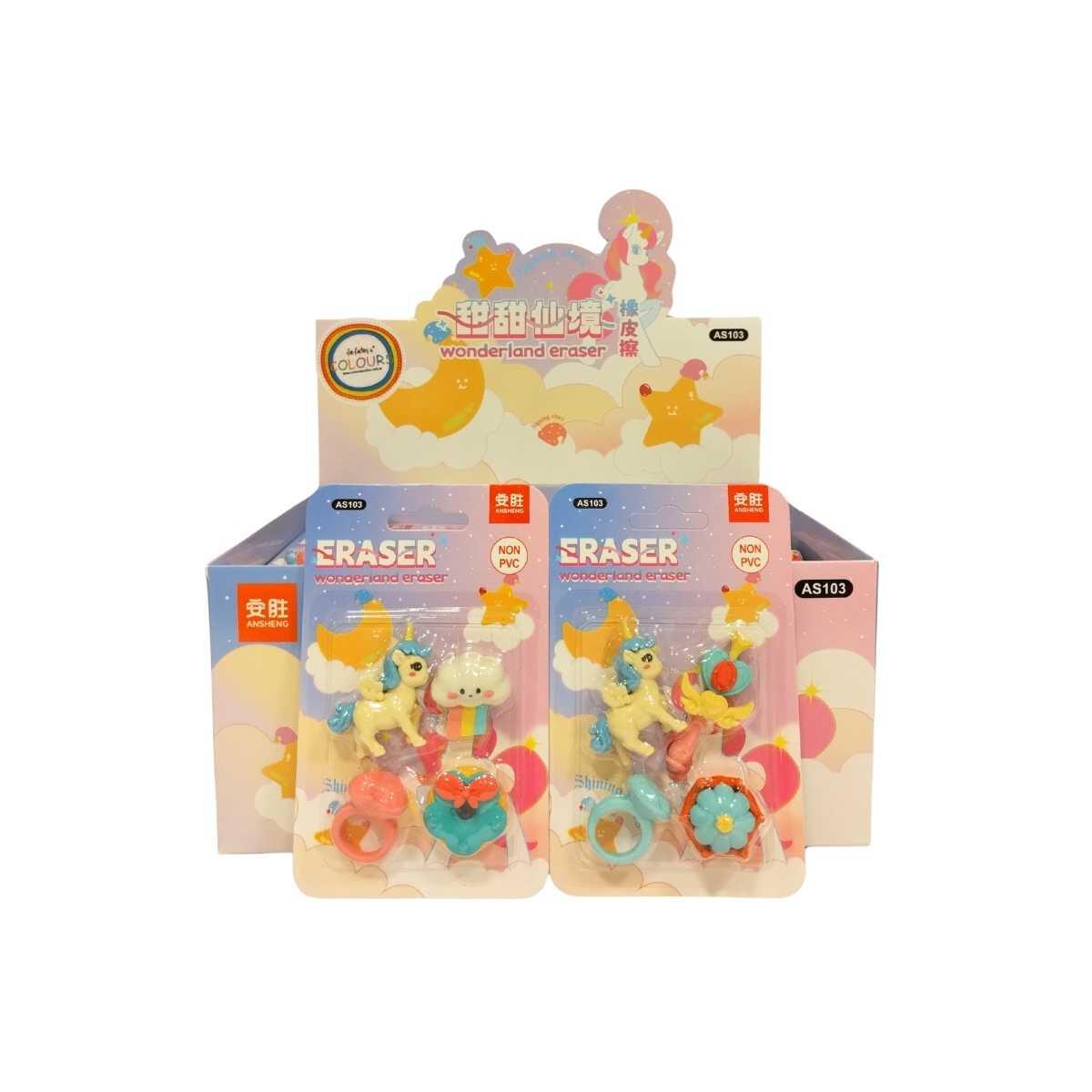 Goma Unicornio en blister