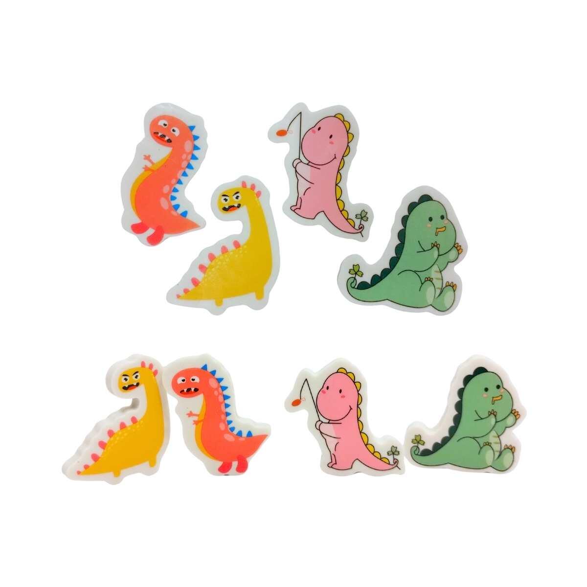 Goma Dinos plana x 2 
