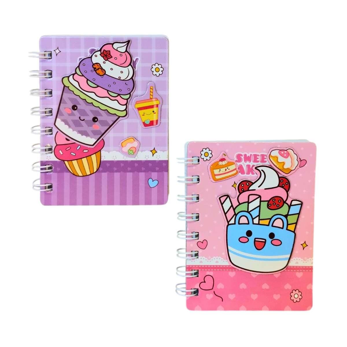 Libreta Dulces c/espiral e imanes - 60 hojas rayadas