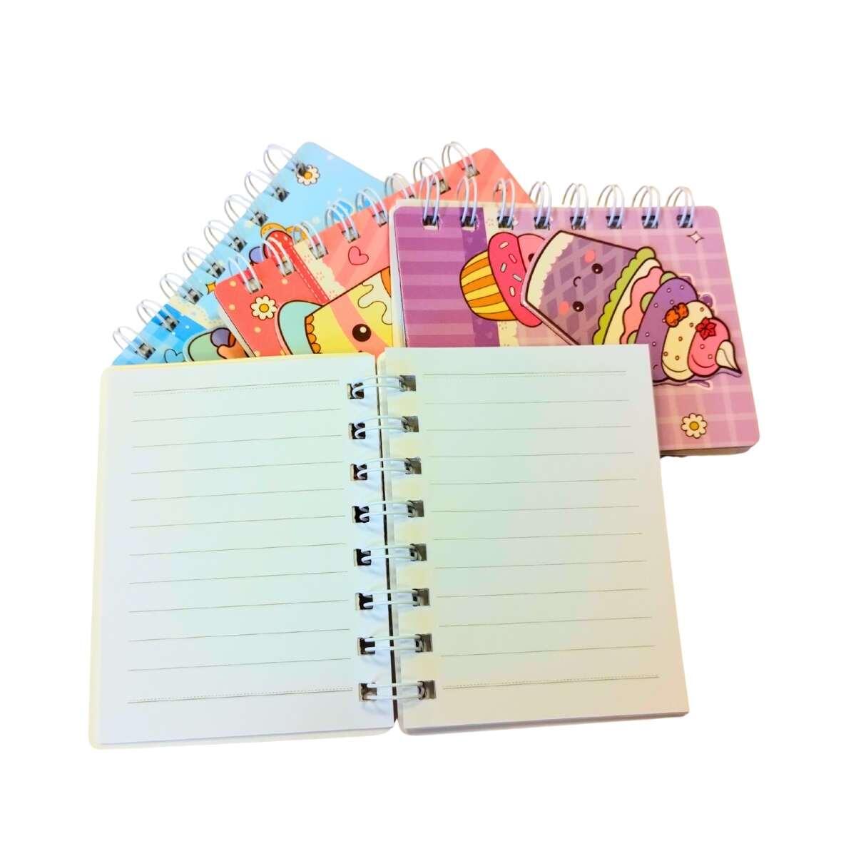 Libreta Dulces c/espiral e imanes - 60 hojas rayadas