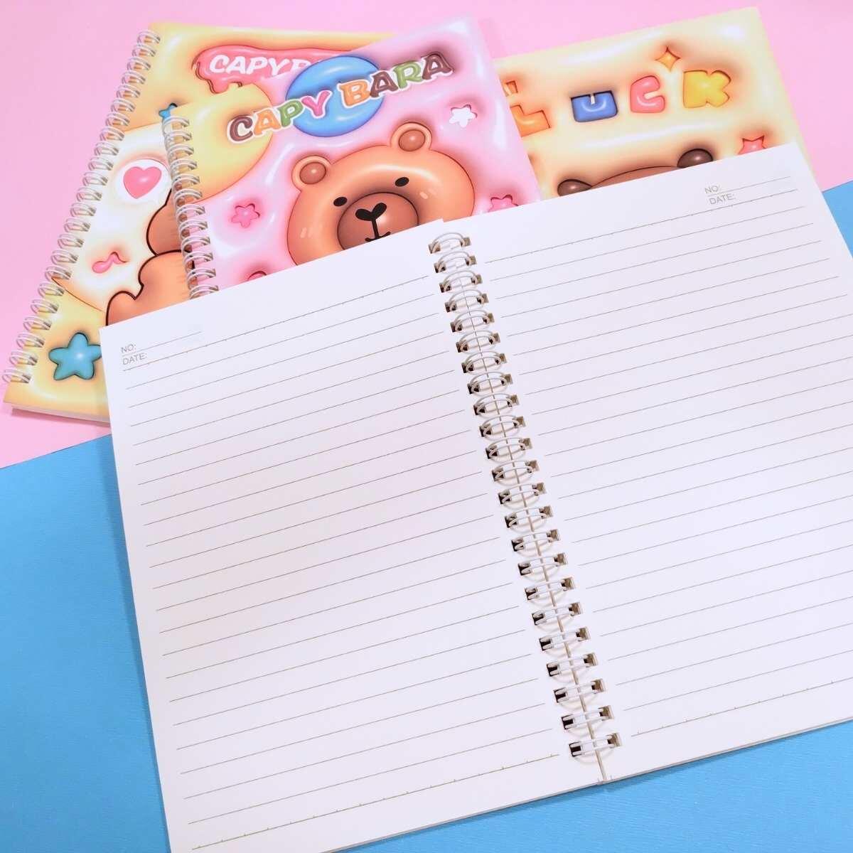 Cuaderno Capybara - 60 hojas  rayadas