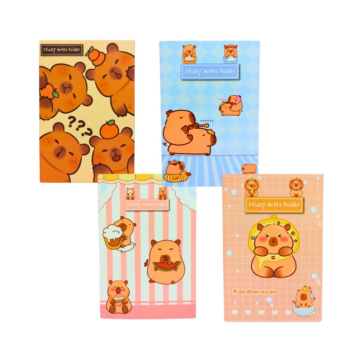 Post it y notas Capybara 70 hojas x 8 tapa dura