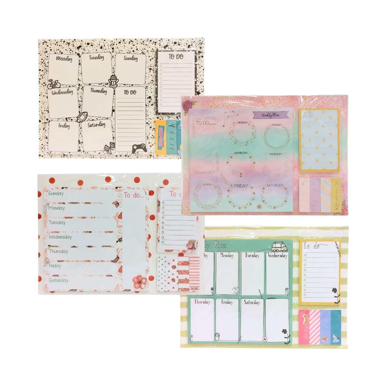 Post it planificador 30 hojas x 6 varios modelos