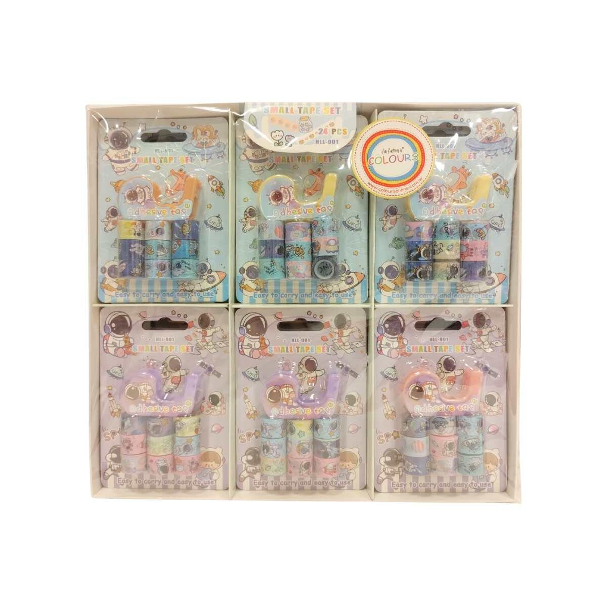 Cinta mini Astronauta x 9 c/dispenser en blister