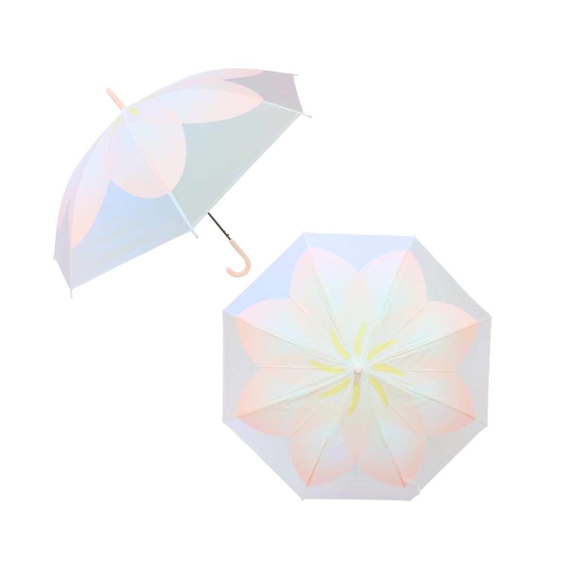 Paraguas c/Flor semiatomatico - 55cm