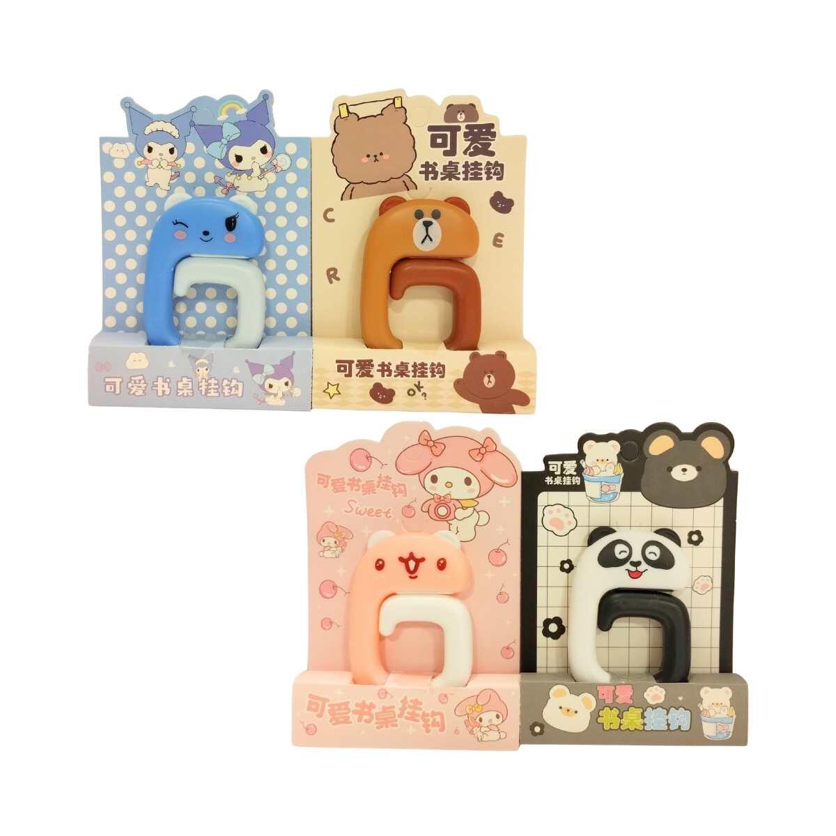 Gancho plastico para bolso/mochila Animalitos