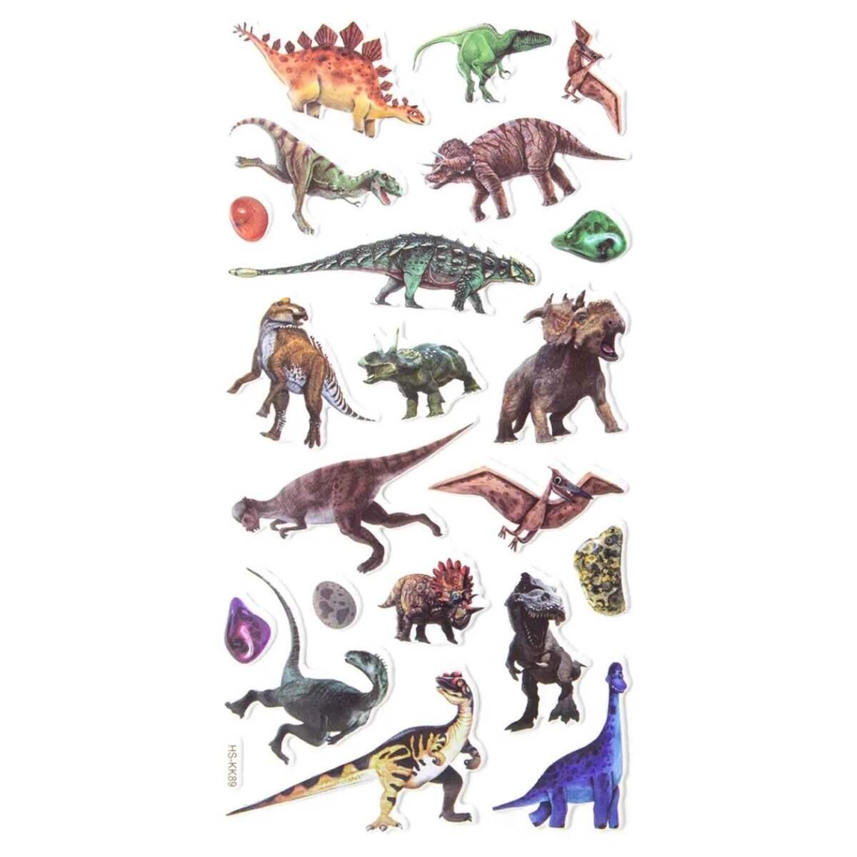 Sticker goma eva Dinos