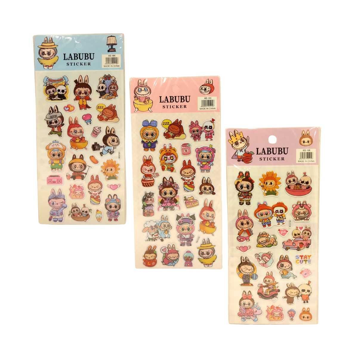 Sticker relieve Labubu