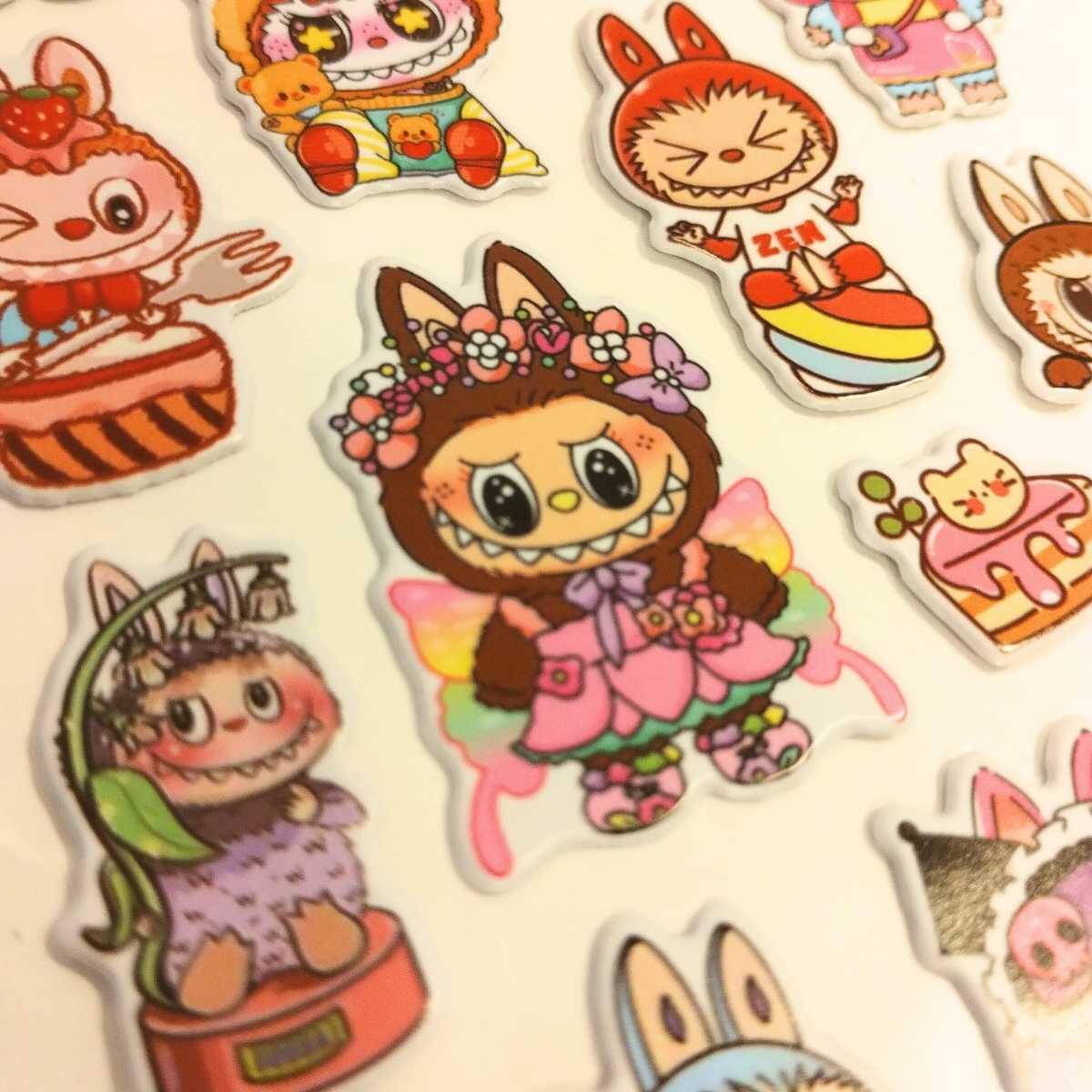 Sticker relieve Labubu