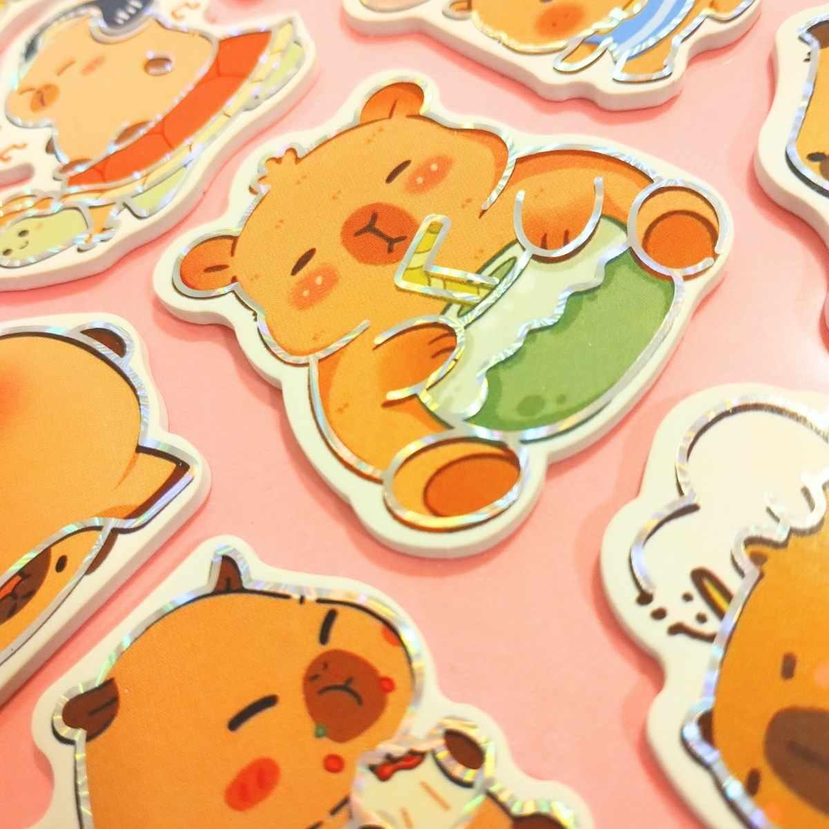 Sticker goma eva Capybara