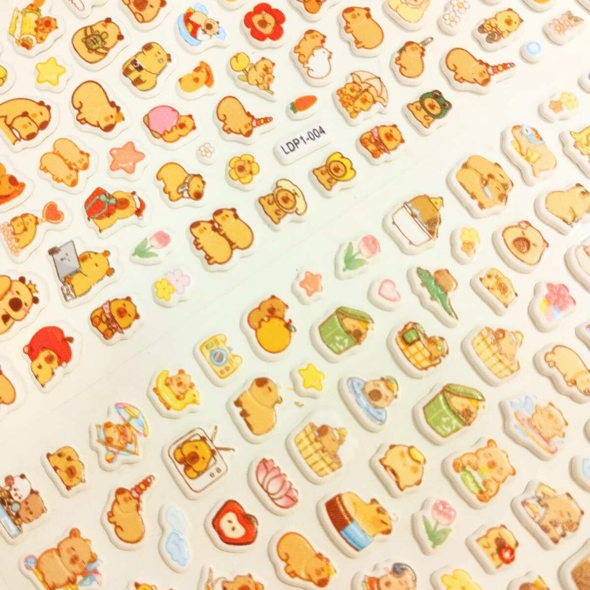 Sticker goma eva mini Capybara