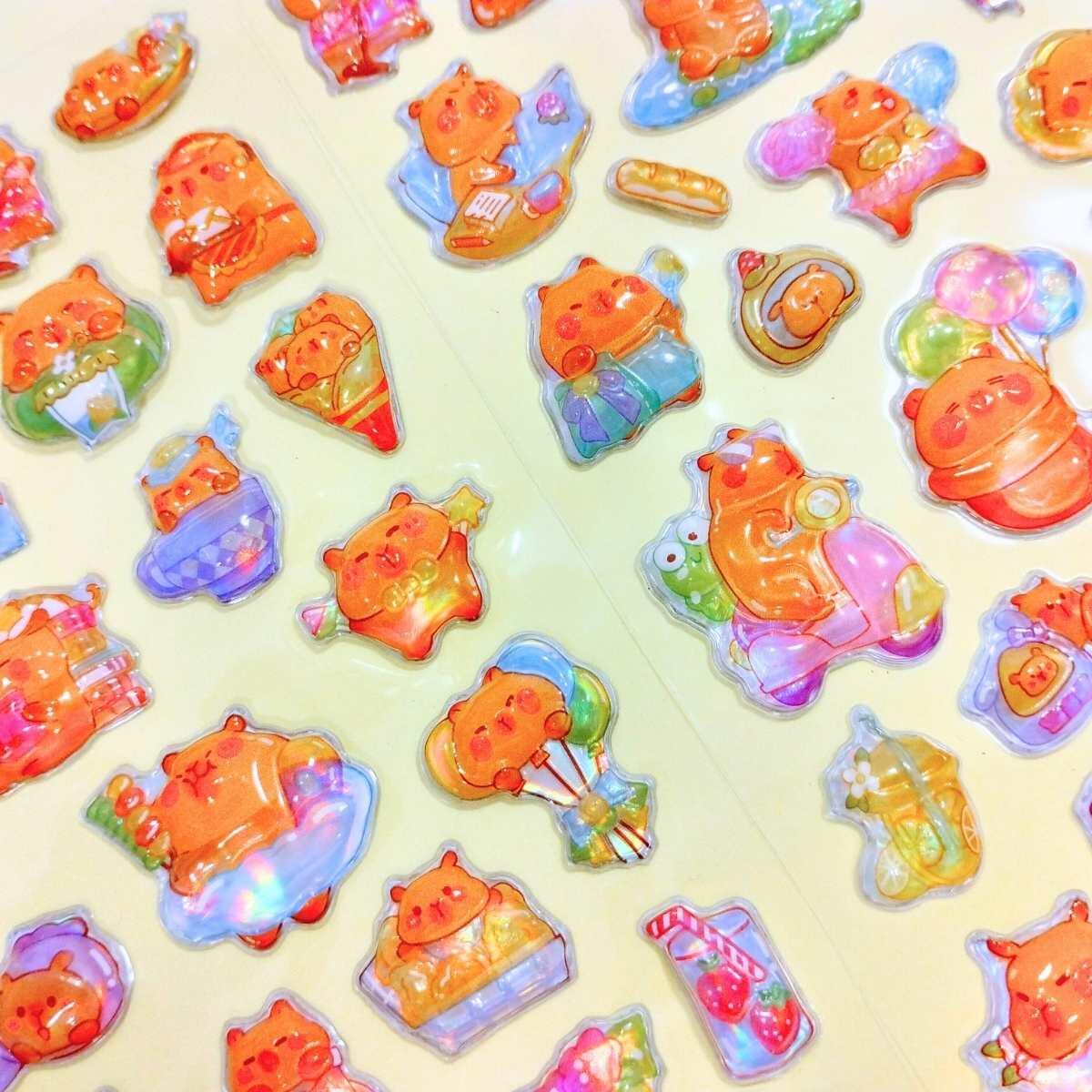 Sticker pop up Capybara