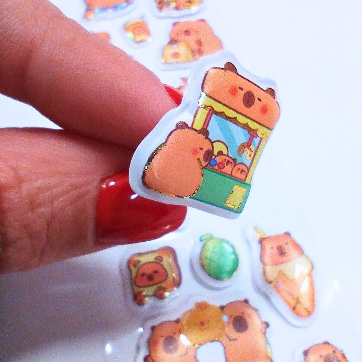 Sticker pop up Capybara en tira
